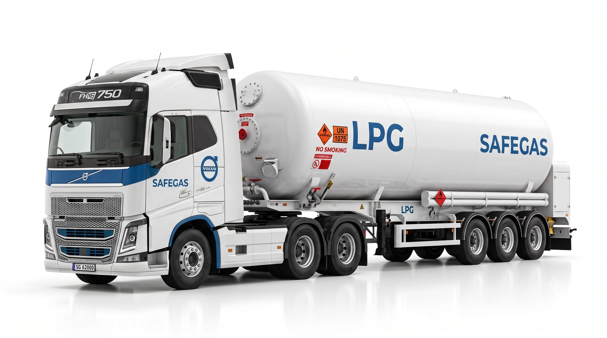 Safe Gas LPG tanker truck